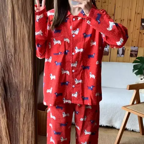 新品！！A类纯棉磨毛睡裤可爱卡通少女家居裤可外穿很软可外穿商品大图