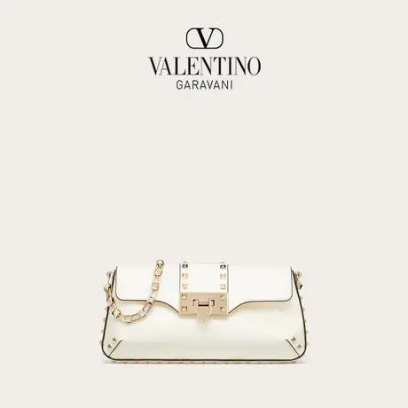 【季末优惠】华伦天奴VALENTINO女士 ROCKSTUD 小牛皮手袋肩背包商品大图