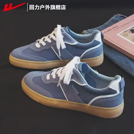 回力女鞋德训鞋女2025新款春季厚底板鞋女轻便舒适休闲运动鞋子女商品大图