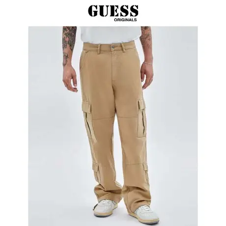 GUESS Originals  款男士多口袋工装风休闲长裤-M2BB02WEPL0商品大图