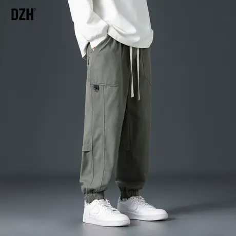 男士运动裤男秋季束脚裤子男款2023新款宽松休闲百搭长裤工装男裤商品大图