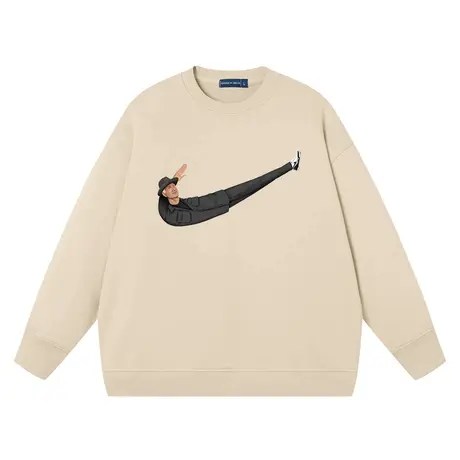 秀洛tinker hatfield恶搞设计师宽松圆领套头卫衣小众品牌上衣服商品大图