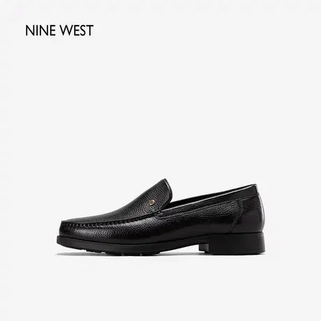 Nine West/玖熙鹿皮男士商务皮鞋一脚蹬休闲皮鞋男鞋商品大图