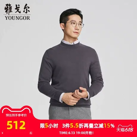 【商场同款】雅戈尔男士羊毛衫秋冬新款官方商务休闲羊毛衫男商品大图