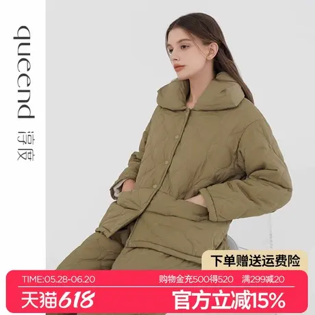 淳度珊瑚绒夹棉睡衣女冬款三层加厚加绒保暖冬天可外穿家居服套装商品大图