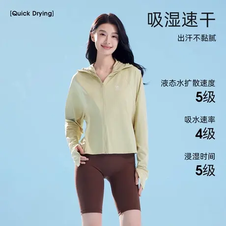 骆驼女装冷白皮户外防晒衣2025夏季新款全防护指尖骑行遮阳外套商品大图