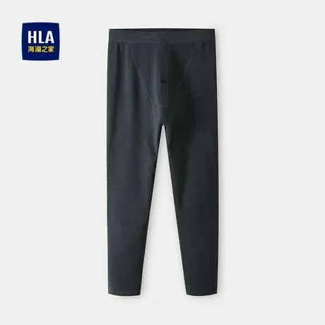 HLA/海澜之家远红外保暖秋裤2025秋冬新款舒适亲肤打底贴身裤子男图片