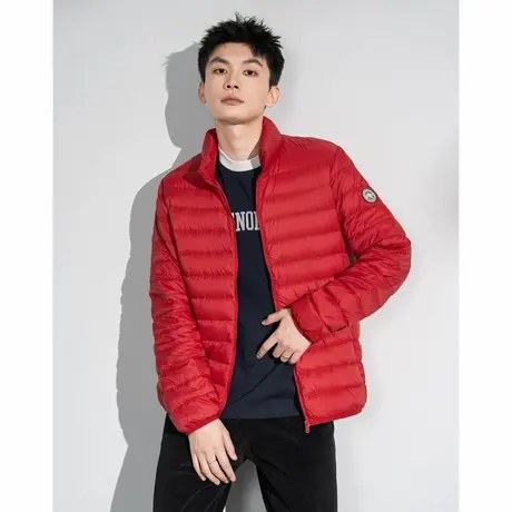 唐狮冬季男短款休闲时尚立领简约羽绒服轻薄新型时尚百搭外套TM商品大图