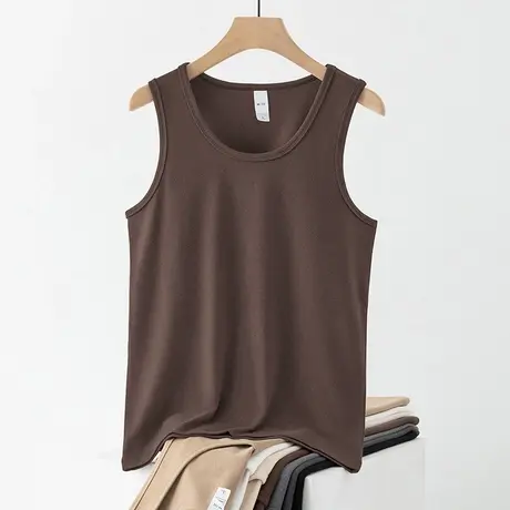 300g重磅德绒无袖背心男秋冬保暖健身运动坎肩双面绒跨栏打底马甲图片