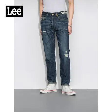 Lee商场同款101+731舒适锥形深蓝色男牛仔裤休闲LMB100731100-587图片