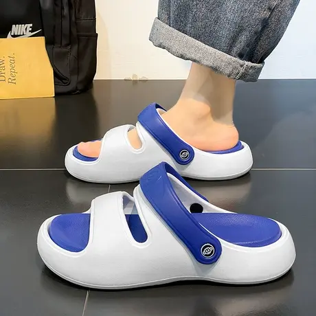 拖鞋男潮2024新款夏季外穿防滑踩屎感凉鞋两用开车男士沙滩凉拖鞋商品大图