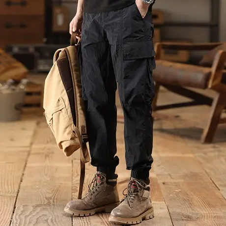 Modi Nick/摩帝尼克潮流男款休闲工装裤宽松大码时尚百搭机能裤图片