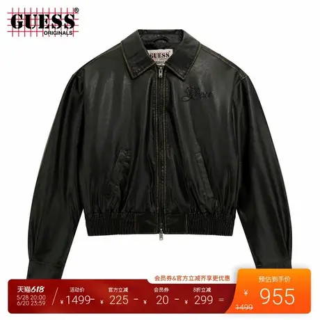 GUESS Originals 25年新款春季女士时尚质感夹克外套-W5RL37WGTF0商品大图