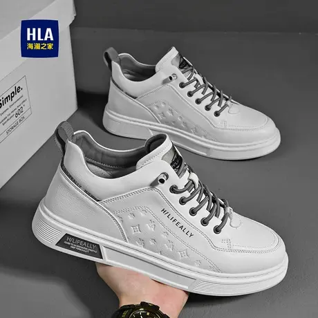 HLA/海澜之家男鞋板鞋2025新款休闲鞋百搭轻便春秋款男士潮鞋子男商品大图