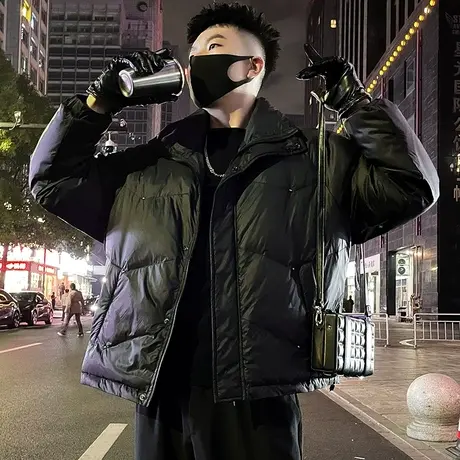 冬季2023新款棉服外套男韩版宽松加厚保暖潮牌立领冬款棉衣棉袄潮图片