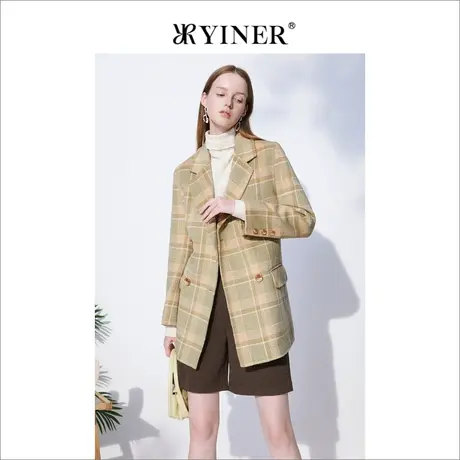 *Goodland女装新款毛呢外套商品大图