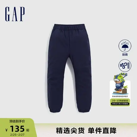 Gap女童春秋时尚复合松紧腰工装裤长裤儿童装洋气束脚裤837209商品大图