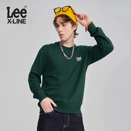 LeeXLINE23早秋新品标准版logo印花多色男长袖卫衣LMT0071254XH图片