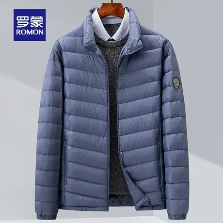 罗蒙轻薄羽绒服男2023年新款秋冬季薄款轻便保暖运动时尚休闲外套图片