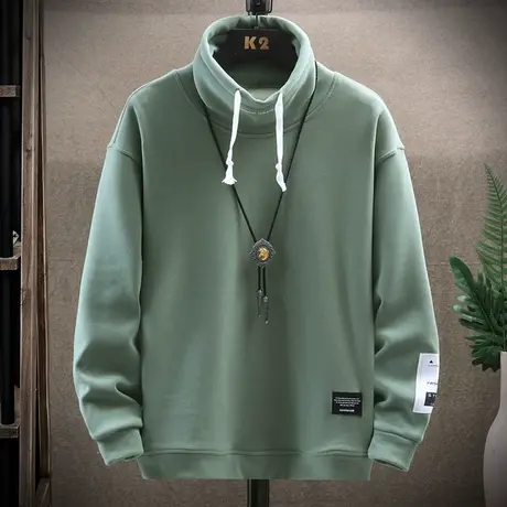 加绒卫衣12半高领秋冬季13大童男孩14初中学生15岁帅气加厚打底衫商品大图