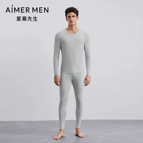 爱慕先生25秋冬奶皮轻暖系列男士保暖打底秋裤长裤NS73M391商品大图