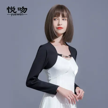 长袖雪纺短外搭女防晒小坎肩2024新款小披肩夏百搭短款开衫短外套图片