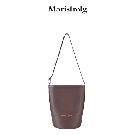 【商场同款】玛丝菲尔年秋季新款咖啡色单肩水桶包商品大图