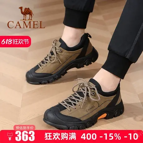Camel/骆驼男鞋2025春季新款户外休闲鞋厚底工装鞋防滑登山徒步鞋商品大图