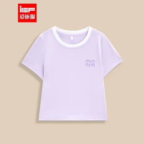 MINIIEF【爱依服童装】2025夏季新款韩版时尚洋气百搭女童T恤图片