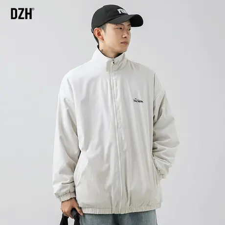 男士日系双面穿外套男春秋宽松潮牌休闲夹克男装2023新款上衣运动商品大图