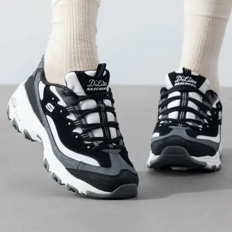 斯凯奇（Skechers）女鞋春季25新款厚底增高老爹鞋轻便休闲鞋潮流商品大图
