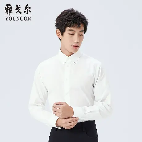 【柔软易打理】D系雅戈尔衬衫秋季新款免烫商务休闲长袖衬衫商品大图