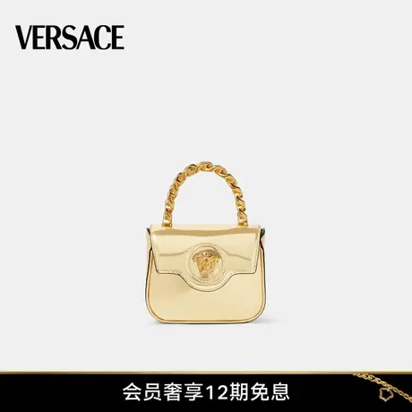 【新年礼物】VERSACE/范思哲 女士La Medusa美杜莎漆皮迷你包图片