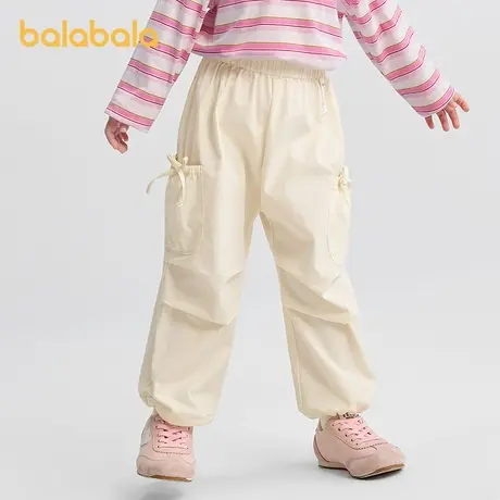 巴拉巴拉balaOne宝宝长裤男童女童工装伞兵裤2025新款秋装百搭潮图片