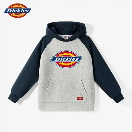 Dickies童装男童卫衣儿童撞色插肩袖上衣男孩2025新款连帽秋装秋A图片