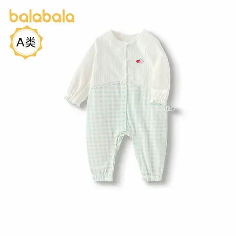 【商场同款】巴拉巴拉婴儿连体衣宝宝哈衣女童2025新款春装清新萌商品大图