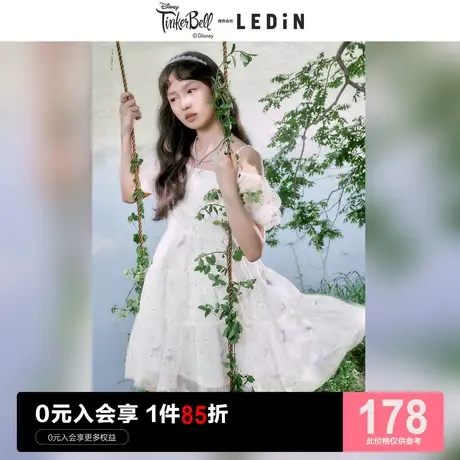 乐町泡泡袖连衣裙休闲夏新款女奇妙仙子公主裙甜美宽松裙子图片