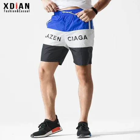 男士运动短裤跑步速干五分裤 宽松休闲5分中裤夏季潮流薄款三分裤图片
