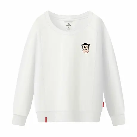 Ohlyah品牌男女装白色T恤春卫衣打底简单纯色韩范修身休闲棉衫潮图片