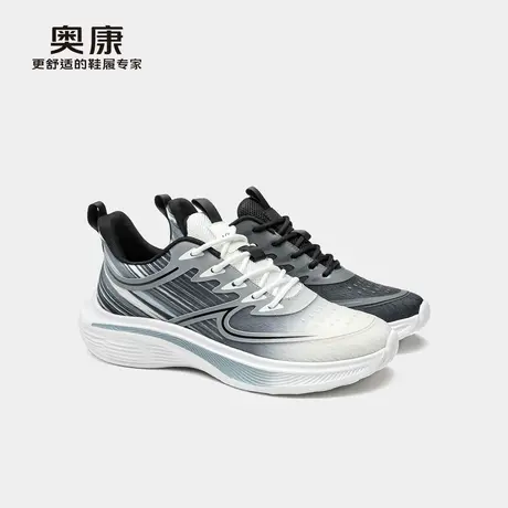 奥康 男鞋2025春季时尚系带休闲鞋轻便透气软底运动鞋门店发货图片