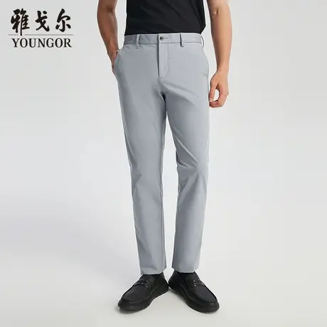 【商场同款】雅戈尔男士长裤春季新款官方商务休闲上班穿长裤男商品大图
