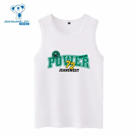 VS真维斯男童打底背心夏季款休闲运动风圆领套头T恤衫上衣商品大图