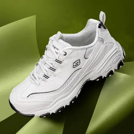 Skechers斯凯奇男鞋夏夏季款老爹鞋网面增高熊猫鞋休闲运动894193商品大图
