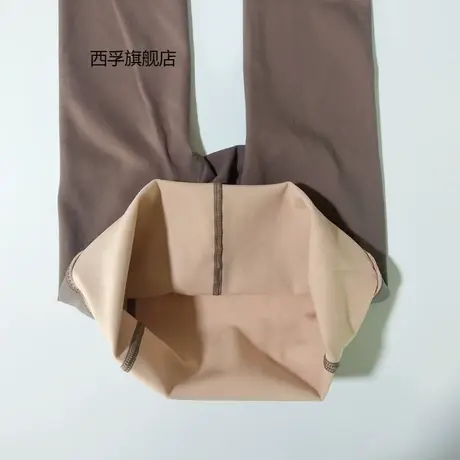 空姐灰假透肉一体连裤袜女春秋薄款透肤光腿打底裤女外穿丝袜神器商品大图