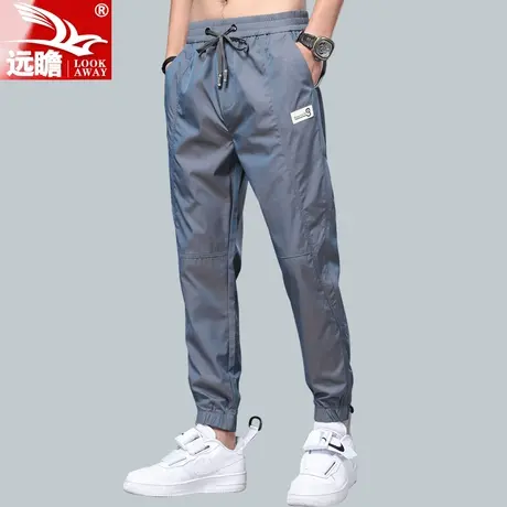 男士休闲裤男夏季薄款2022新款爆款潮流宽松直筒夏天束脚裤子男款商品大图