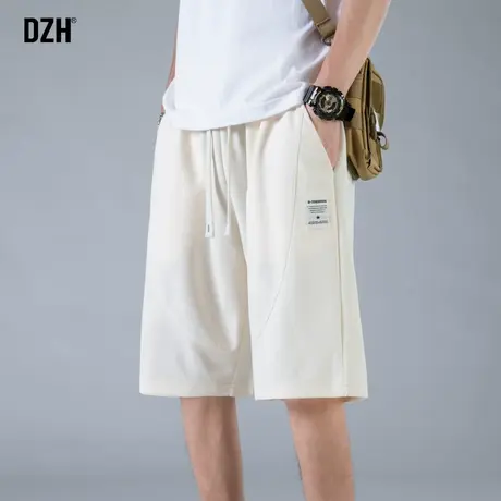 青少年垂感短裤男款夏季宽松半截裤2025新款潮牌休闲运动卫裤中裤商品大图