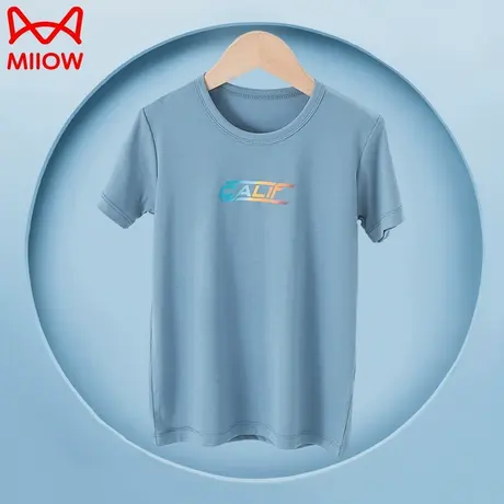 猫人莫代尔冰丝透气T恤短袖上衣儿童男女童夏季薄款睡衣大童宝宝图片