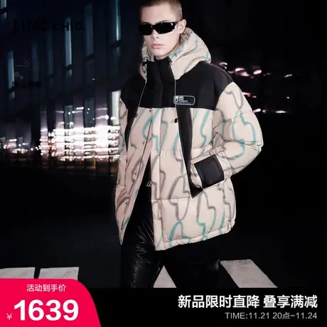 LINCCHIC金羽杰连帽短款面包羽绒服男女冬季2023新款无性别3261Y商品大图