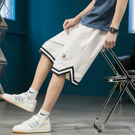 夏季2023新款港风青少年学生篮球短裤男孩五分潮流初中学生运动裤商品大图