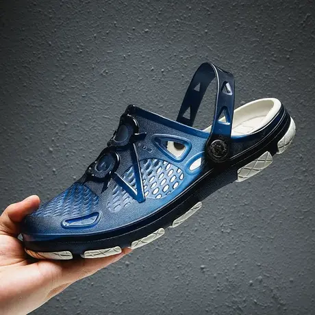 雨鞋男款时尚钓鱼水鞋劳保胶鞋套鞋厨房防滑防水鞋男士溯溪涉水鞋商品大图